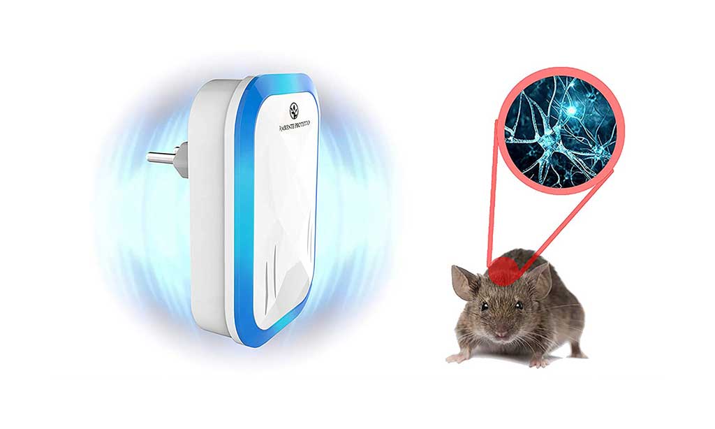 protezione per topi e roditori LONXAN Repellente per auto a ultrasuoni con LED lampeggiante auto per auto 